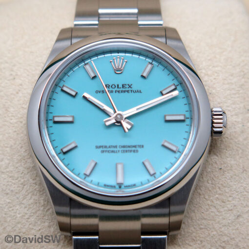Rolex 277200 Oyster Perpetual 31 with Turquoise Dial - Image 3