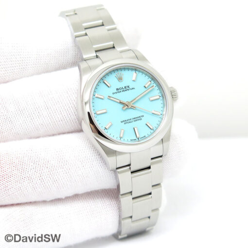 Rolex 277200 Oyster Perpetual 31 with Turquoise Dial