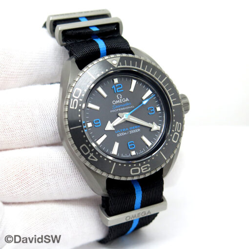Omega Seamaster Planet Ocean Ultra Deep 6000m Titanium on NATO