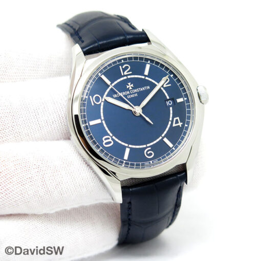 Vacheron Constantin 4600E Fiftysix Automatic with Blue Dial on Strap