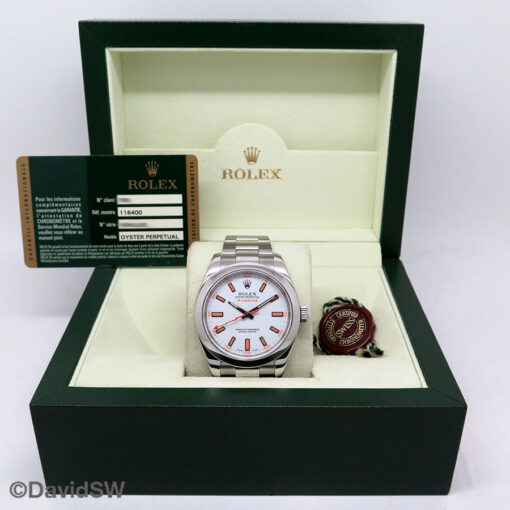 Rolex 116400 Milgauss with White Dial - Image 2