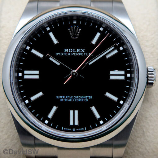 Rolex 124300 Oyster Perpetual 41 with Black Dial - Image 3