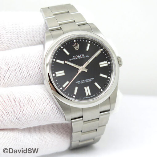 Rolex 124300 Oyster Perpetual 41 with Black Dial