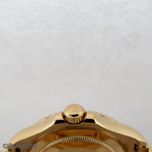 Rolex 16628 Yachtmaster 18K Yellow Gold with White Dial - Image 4