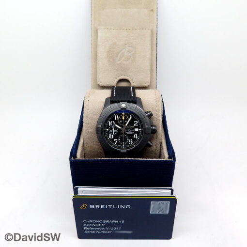 Alternative view of Breitling V13317 Avenger Chronograph Night Mission 45mm with Black Dial