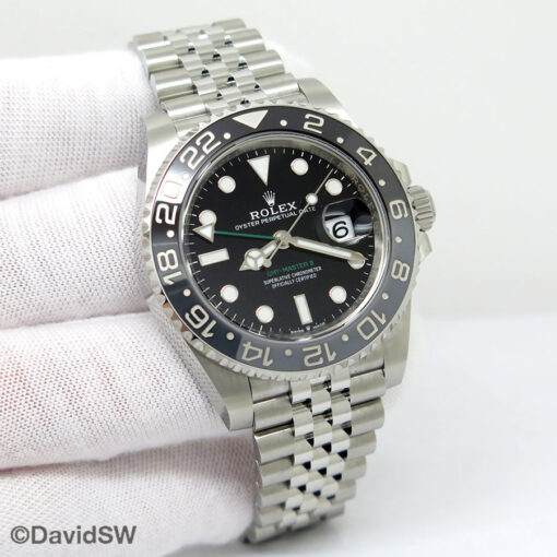 Rolex 126710GRNR GMT Master II on Jubilee