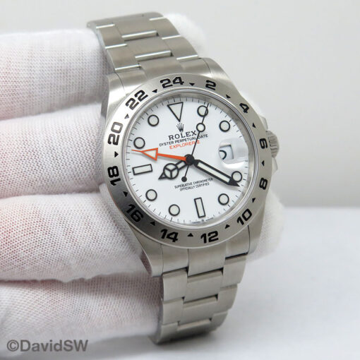 Rolex 226570 Explorer II with White Dial