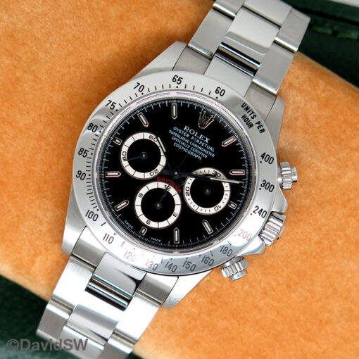 Rolex 16520 Zenith Daytona with Black Dial (New Old Stock) - Image 4