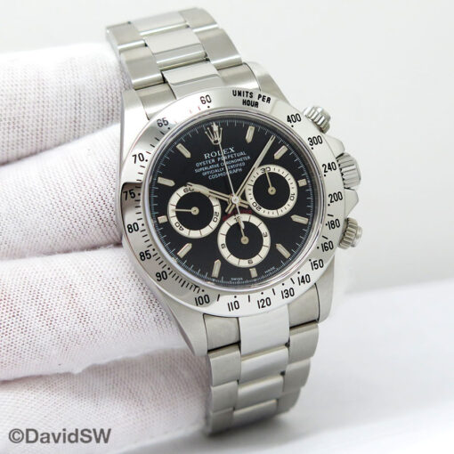 Rolex 16520 Zenith Daytona with Black Dial (New Old Stock)