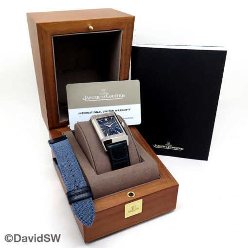 Jaeger LeCoultre Q3988482 Reverso Tribute Duoface with Blue Dial - Image 3