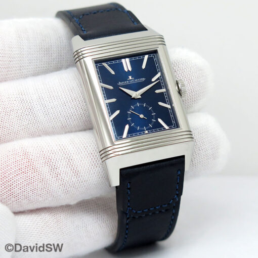 Jaeger LeCoultre Q3988482 Reverso Tribute Duoface with Blue Dial