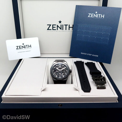 Zenith Defy Skyline Skeleton Black Ceramic 41mm - Image 2