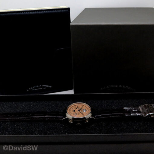 Alternative view of A. Lange & Sohne 740.056FE Datograph Perpetual Tourbillon 18K White Gold