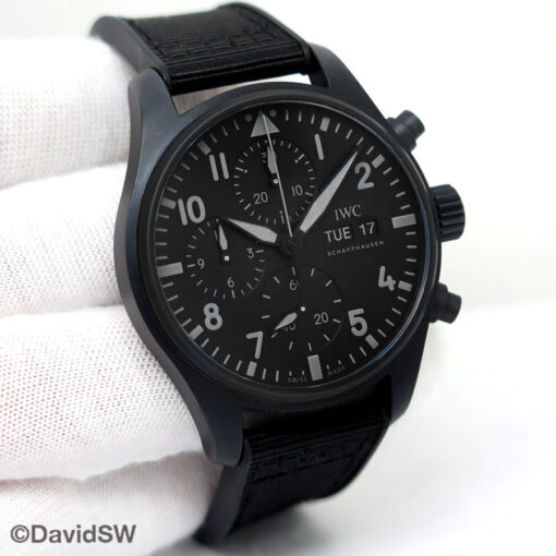 IWC IW3881 Pilot's Watch Chronograph 41mm Top Gun Ceratanium