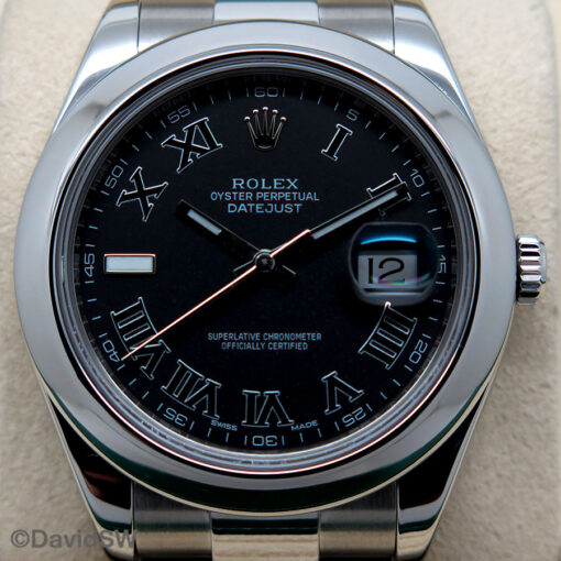 Rolex 116300 Datejust II with Dark Grey Roman Dial on Oyster - Image 3