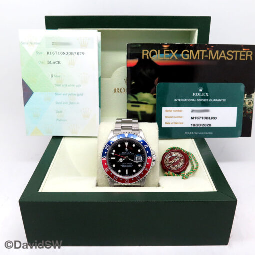 Rolex 16710 GMT Master II with Red & Blue Bezel - Image 2