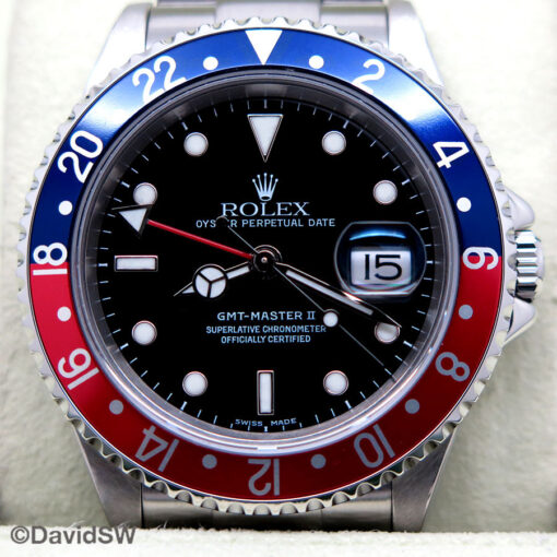 Rolex 16710 GMT Master II with Red & Blue Bezel - Image 3