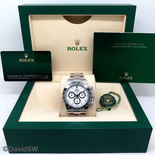 Rolex 126500LN Cosmograph Daytona with White Dial - Image 2