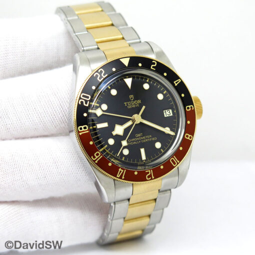 Tudor 79833MN Black Bay GMT S&G 18K/SS 41mm Automatic