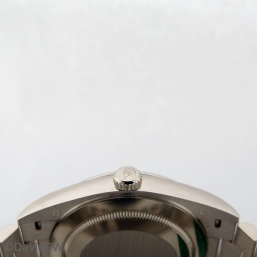 Rolex 228239 Day Date 18K White Gold with Olive Green Roman Dial - Image 4