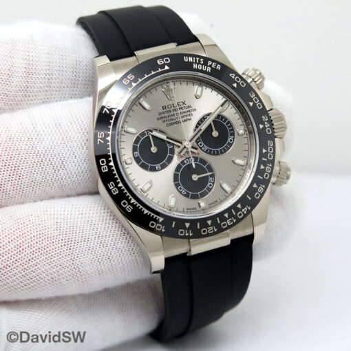 Rolex 116519LN Cosmograph Daytona 18K White Gold with Steel Dial