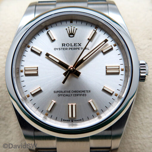 Rolex 126000 Oyster Perpetual with Silver Dial - Image 3