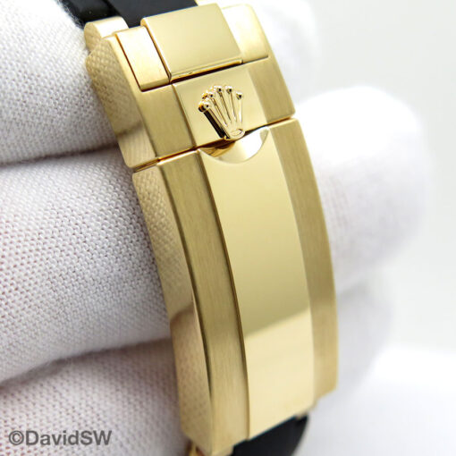 Rolex 126518LN Cosmograph Daytona 18K Yellow Gold with Black Dial on Oysterflex (New Model) - Image 7