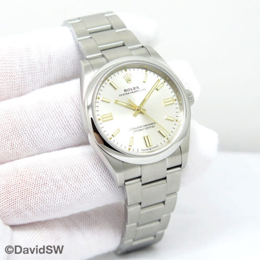 Rolex 126000 Oyster Perpetual with Silver Dial