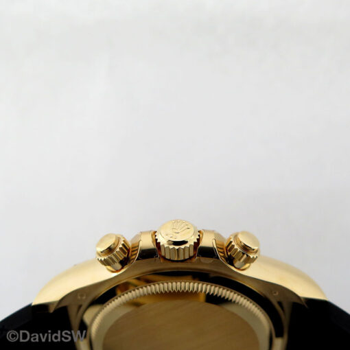 Rolex 126518LN Cosmograph Daytona 18K Yellow Gold with Black Dial on Oysterflex (New Model) - Image 4