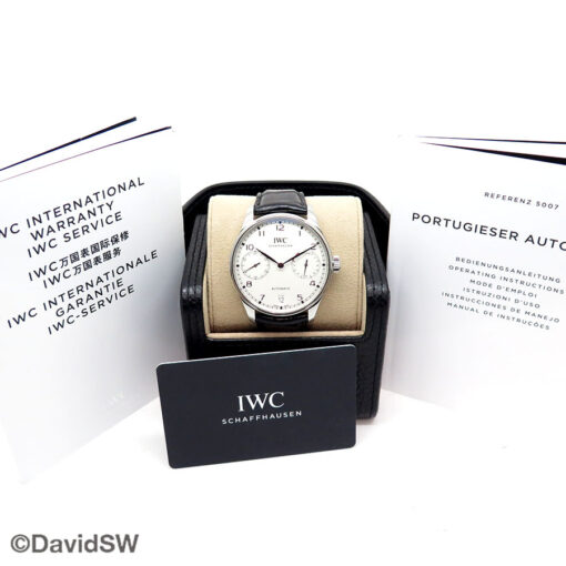 IWC IW5007 Portugieser Automatic 7 Days with Silver Dial - Image 2