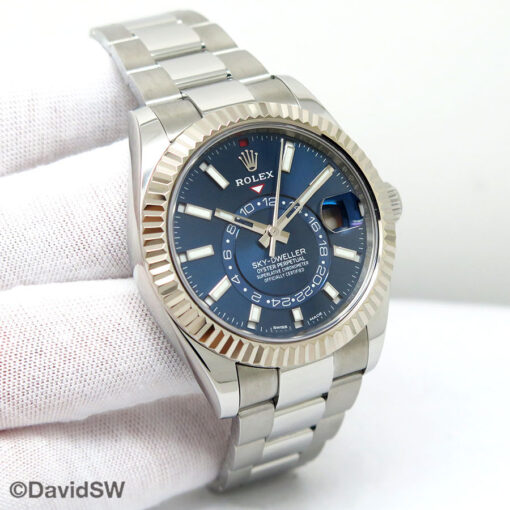 Rolex 326934 Skydweller with Blue Dial on Oyster
