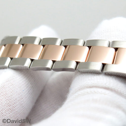 Rolex 178271 Datejust 18K/SS with Pink Floral Motif Dial on Oyster - Image 8
