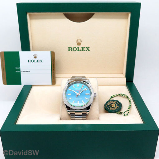 Rolex 116400GV Milgauss with Blue Dial - Image 2