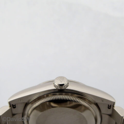 Rolex 118239 Day Date 18K White Gold with Blue Dial on President - Image 4