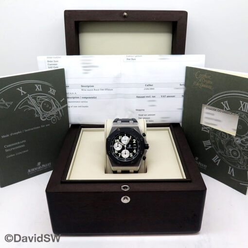 Audemars Piguet 25940SK Royal Oak Offshore Chronograph with Black Arabic Dial - Image 2
