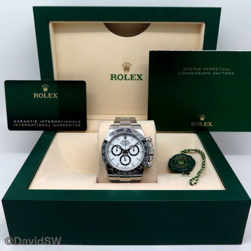 Rolex 126500LN Cosmograph Daytona with White Dial - Image 2