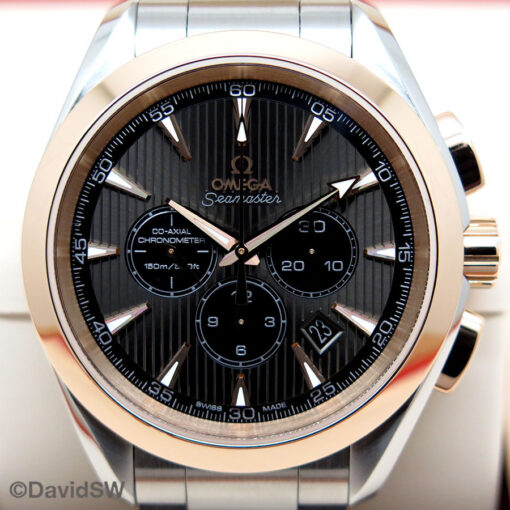 Omega Seamaster Aqua Terra 18K/SS Chronograph 44mm - Image 3