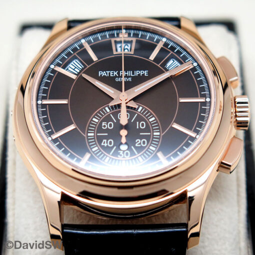 Patek Philippe 5905R Annual Calendar Chronograph with Brown Dial - Image 3