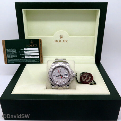 Rolex 16622 Yachtmaster with Platinum Dial - Image 2