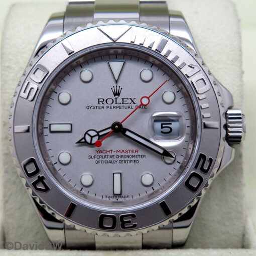 Rolex 16622 Yachtmaster with Platinum Dial - Image 3