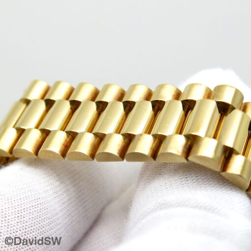 Rolex 18238 Day Date 18K Yellow Gold with White Roman Dial - Image 10