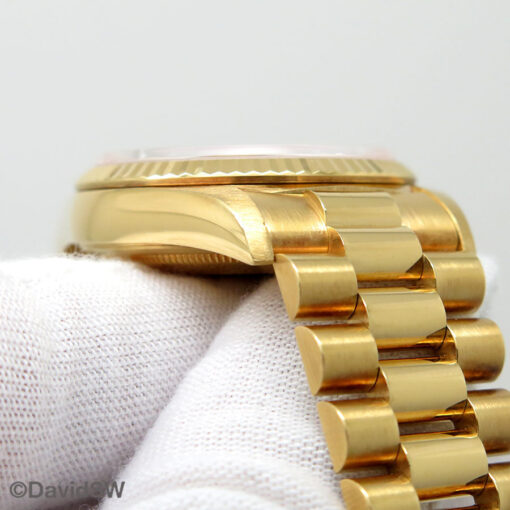 Rolex 18238 Day Date 18K Yellow Gold with White Roman Dial - Image 9