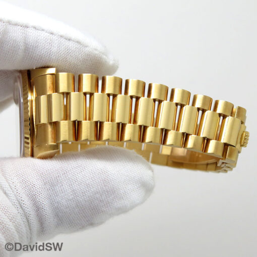 Rolex 18238 Day Date 18K Yellow Gold with White Roman Dial - Image 13