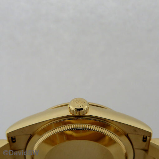 Rolex 118238 Day Date 18K Yellow Gold with Champagne Roman Diamond Dial - Image 4
