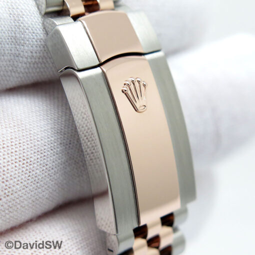 Rolex 126231 Datejust 18K/SS with Slate Roman Diamond VI, IX Dial on Jubilee - Image 7