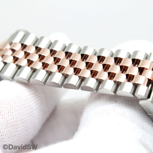 Rolex 126231 Datejust 18K/SS with Slate Roman Diamond VI, IX Dial on Jubilee - Image 8