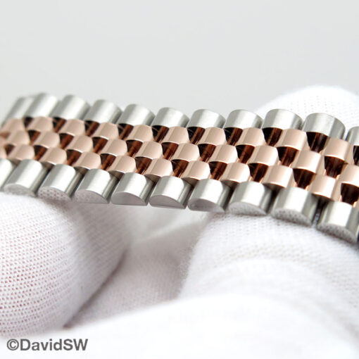 Rolex 126231 Datejust 18K/SS with Slate Roman Diamond VI, IX Dial on Jubilee - Image 6