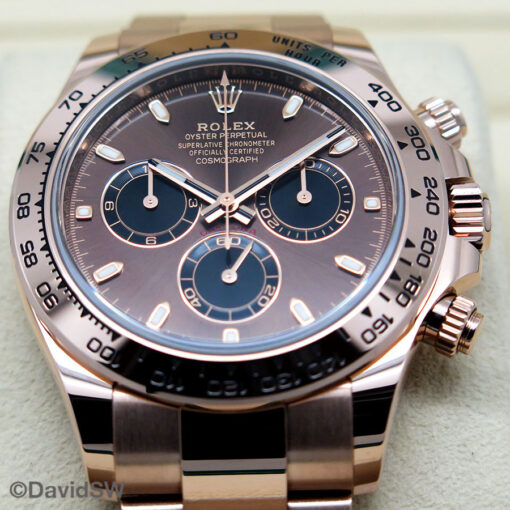 Rolex 116505 Cosmograph Daytona 18K Rose Gold with Chocolate Dial - Image 3