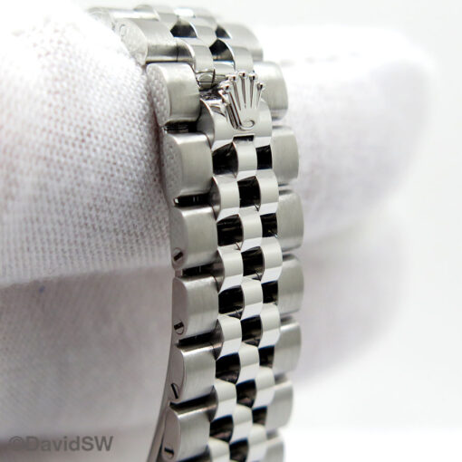 Rolex 279384RBR Datejust with Mother of Pearl Diamond Dial and Diamond Bezel on Jubilee - Image 8