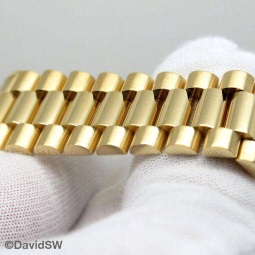 Rolex 118238 Day Date 18K Yellow Gold with Champagne Roman Diamond Dial - Image 6